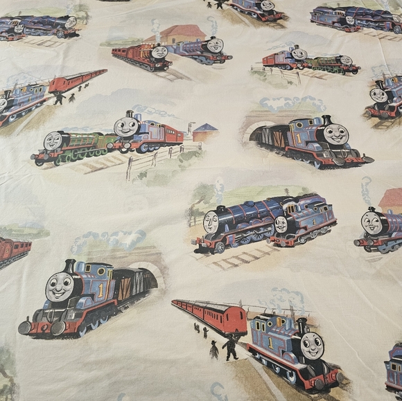 Pottery Barn Thomas The Train Duvet Cover.  Full/Queen - Picture 3 of 9
